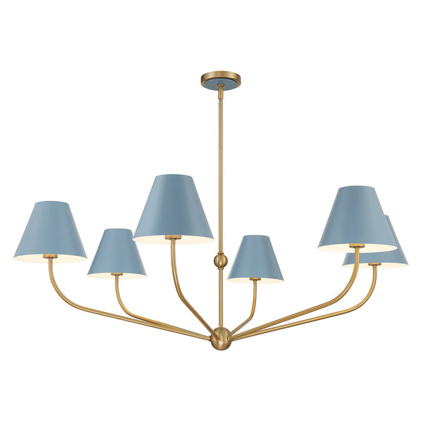Xavier Outdoor (Damp) Chandelier by Crystorama