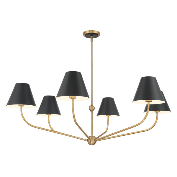 Xavier Outdoor (Damp) Chandelier by Crystorama