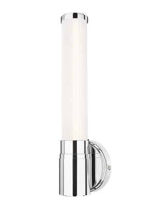 Buy chrome-with-white-opal-glass-and-opal-shade Warwick Outdoor (Damp) Sconce by Z-Lite
