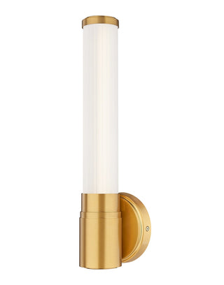 Buy modern-gold-with-white-opal-glass-and-opal-shade Warwick Outdoor (Damp) Sconce by Z-Lite