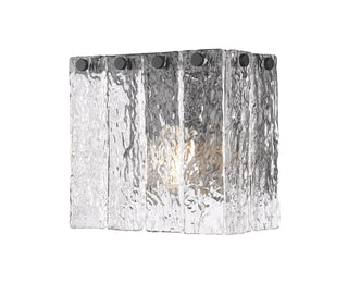 Buy matte-black Glacier Outdoor (Damp) Sconce by Z-Lite