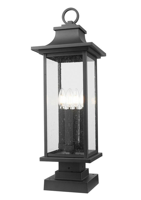 Tiberius Outdoor (Wet) Post Lantern by Z-Lite
