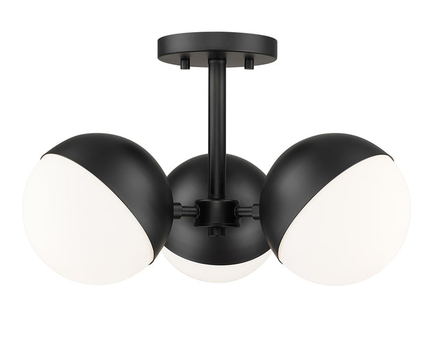 Realm Sphere Outdoor (Damp) Semi-Flush Mount Ceiling Light by Z-Lite
