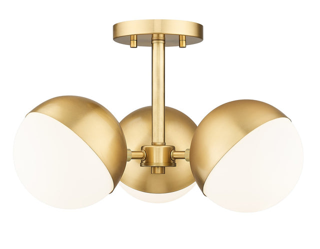Realm Sphere Outdoor (Damp) Semi-Flush Mount Ceiling Light by Z-Lite