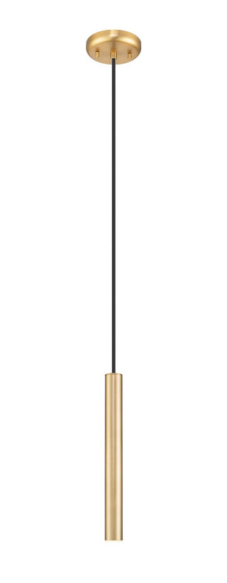 Buy modern-gold-with-modern-gold-glass-and-brass-gold-shade Forest Outdoor (Damp) Pendant by Z-Lite