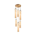 Bambu Chandelier by Matteo Lighting