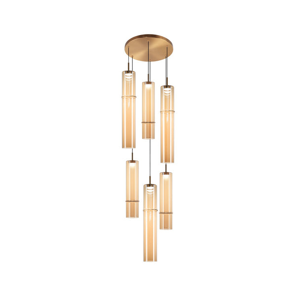 Bambu Chandelier by Matteo Lighting