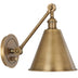 Warm Brass with Warm Brass Metal Shade Glass and Brass/Gold Shade