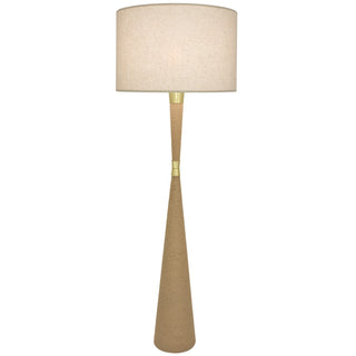 Buy natural-rope-w-modern-brass-with-open-weave-heather-linen-shade-glass-and-natural-cream-shade Hatteras Floor Lamp by Robert Abbey