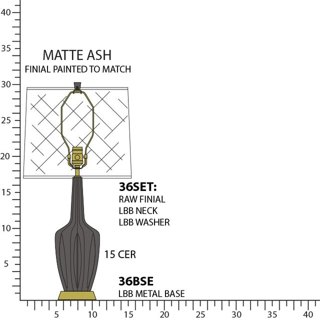 Emma Table Lamp by Robert Abbey