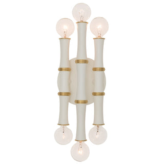 Buy matte-daisy-w-modern-brass Kane Sconce by Robert Abbey