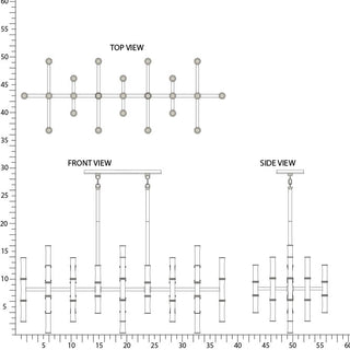 Buy matte-daisy-w-polished-nickel Kane Pendant by Robert Abbey