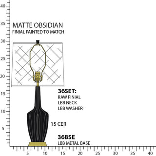 Buy matte-obsidian-glazed-ceramic-w-warm-brass-with-oyster-linen-shade-glass-and-white-shade Emma Table Lamp by Robert Abbey