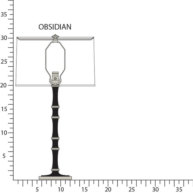 Kane Table Lamp by Robert Abbey