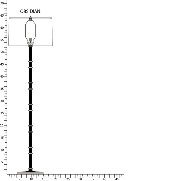 Kane Floor Lamp by Robert Abbey