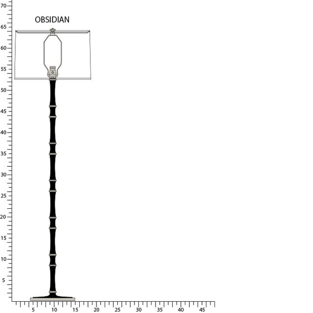 Kane Floor Lamp by Robert Abbey