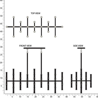 Buy obsidian-w-polished-nickel Kane Pendant by Robert Abbey