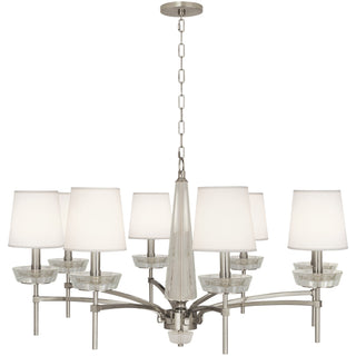 Buy polished-nickel-w-clear-crystal Cristallo Chandelier by Robert Abbey