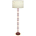 Sugar Plum/Rose Water w/Modern Brass with Fondine Glass and White Shade