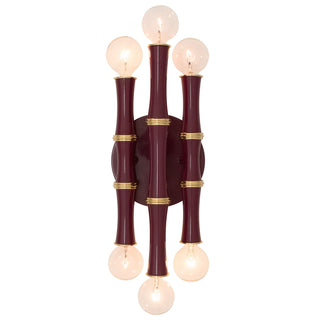 Buy sugar-plum-w-modern-brass Kane Sconce by Robert Abbey