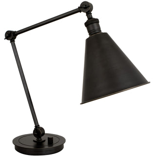 Buy deep-patina-bronze Alloy Table Lamp by Robert Abbey