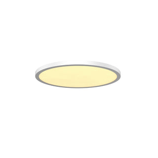 Buy white-and-white-shade Round Flush Mount Ceiling Light by W.A.C. Lighting