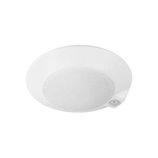 Buy white-and-white-shade Disc Flush Mount Ceiling Light by W.A.C. Lighting