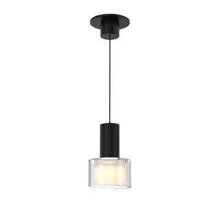 Buy black-and-clear-shade Twist-N-Lite Pendant by W.A.C. Lighting