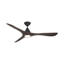 3-Blades Carve Outdoor (Damp) Ceiling Fan with Light by Modern Forms Fans