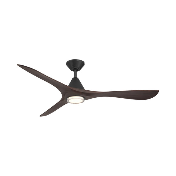 3-Blades Carve Outdoor (Damp) Ceiling Fan with Light by Modern Forms Fans