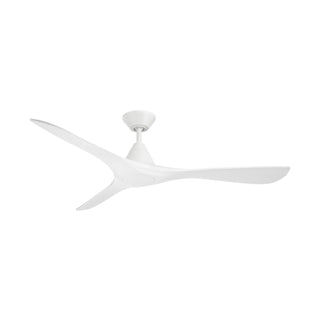 Buy matte-white-finish-with-matte-white-blades Carve Outdoor (Damp) Ceiling Fan (Light Kit Available) by Modern Forms Fans
