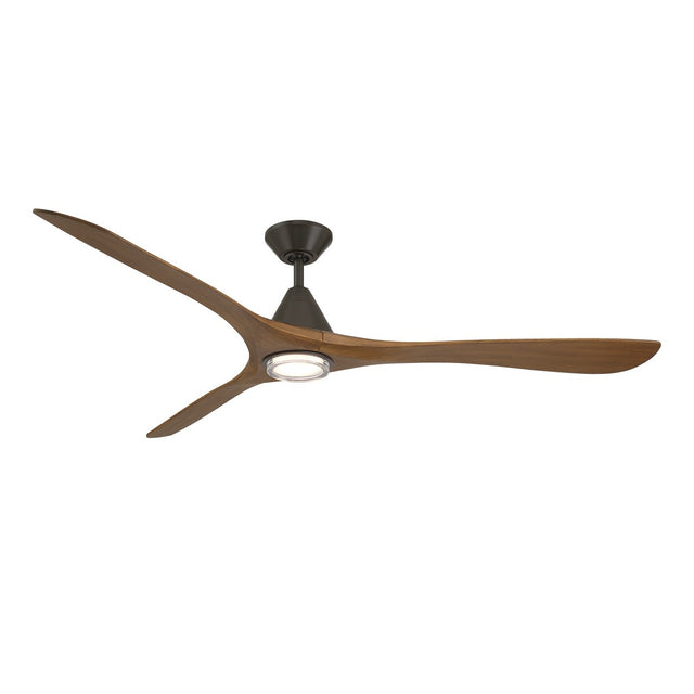 Carve Outdoor (Damp) Ceiling Fan with Light by Modern Forms Fans