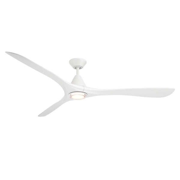 Carve Outdoor (Damp) Ceiling Fan with Light by Modern Forms Fans