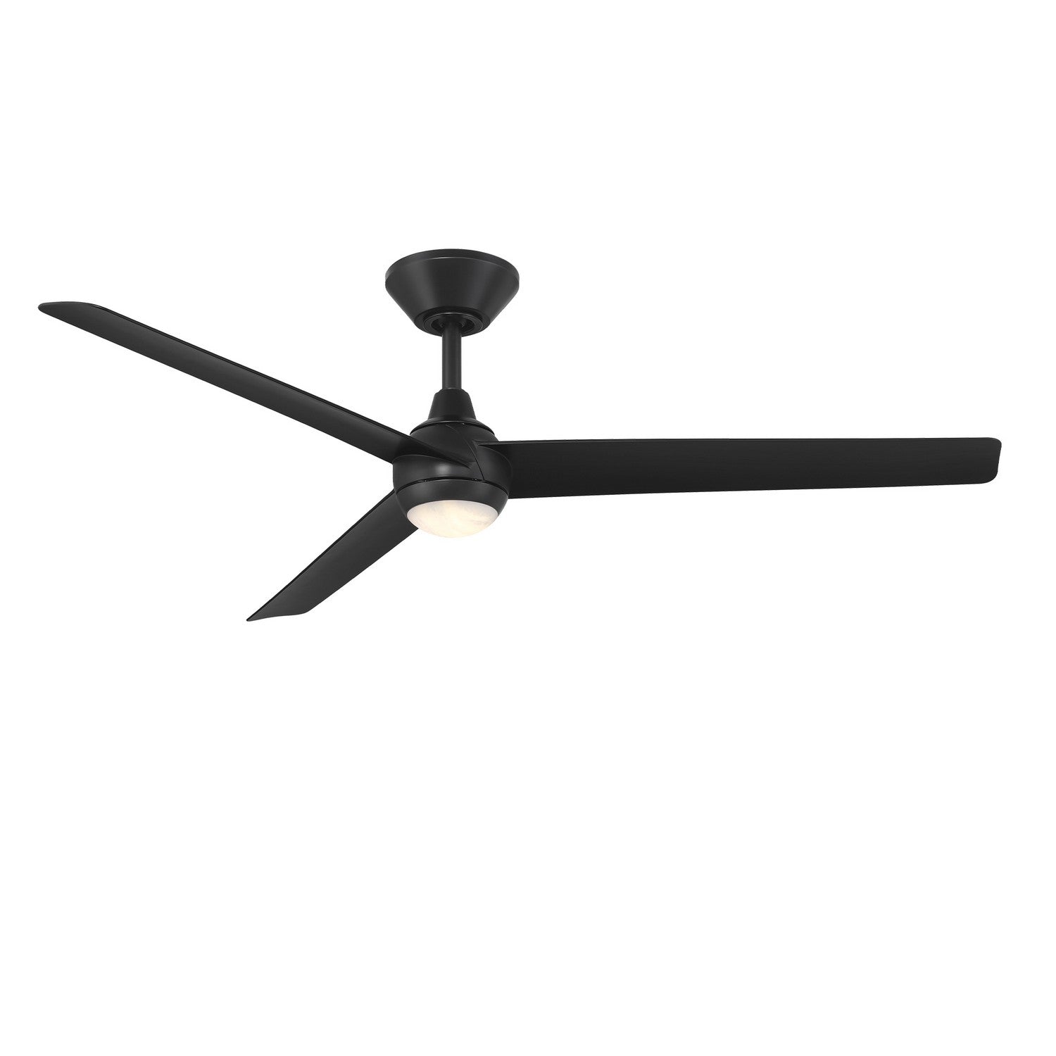 Modern Forms Fans - FR-W2503-54L-MB - 52"Ceiling Fan - Pisces - Matte Black from Lighting & Bulbs Unlimited.