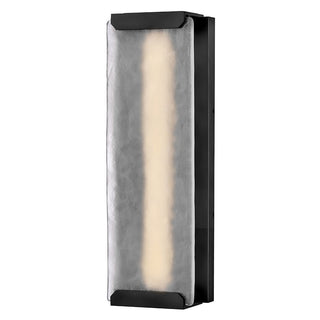 Buy black-with-inside-etched-glass Zayde Outdoor (Wet) Sconce by Hinkley