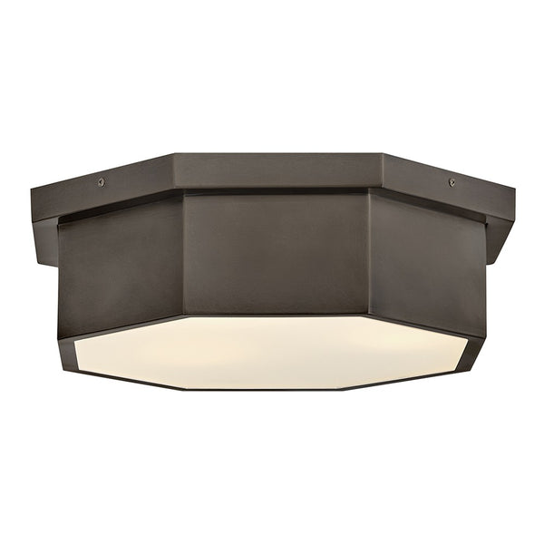 Facet Outdoor (Damp) Flush Mount Ceiling Light by Hinkley