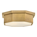 Facet Outdoor (Damp) Flush Mount Ceiling Light by Hinkley