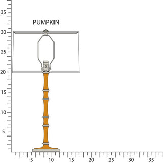 Buy pumpkin-w-polished-nickel-with-ascot-white-glass-and-white-shade Kane Table Lamp by Robert Abbey