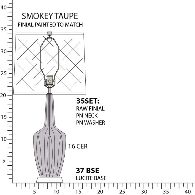 Emma Table Lamp by Robert Abbey