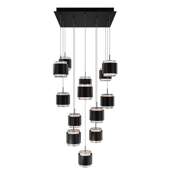 Banded Chandelier by W.A.C. Lighting