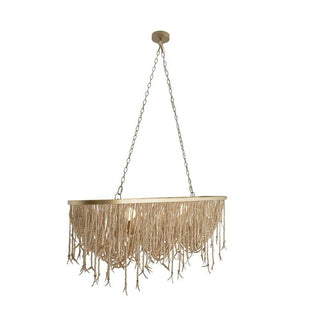 Buy natural-coconut-shell Baja Chandelier by Arteriors