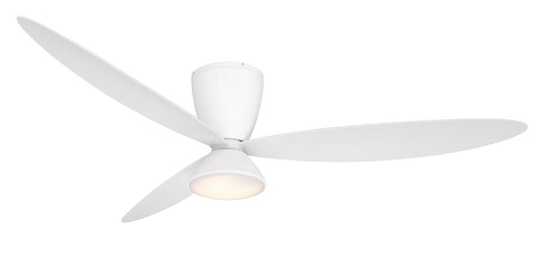 Hourglass Hugger Ceiling Fan with Light by Minka Aire
