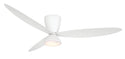 3-Blades Hourglass Hugger Ceiling Fan with Light by Minka Aire