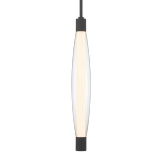 Buy dark-matte-black-with-clear-glass-glass-and-clear-shade Verto Outdoor (Damp) Pendant by Minka-Lavery