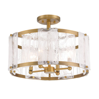 Veil Outdoor (Damp) Semi-Flush Mount Ceiling Light by Minka-Lavery