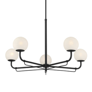 Buy dark-matte-black-with-etched-alabaster-glass-glass-and-white-shade Whitehall Outdoor (Damp) Chandelier by Minka-Lavery