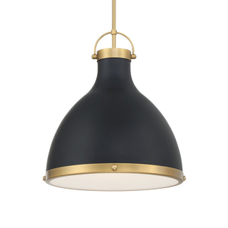 Buy dark-matte-black Lynk Outdoor (Damp) Pendant by Minka-Lavery