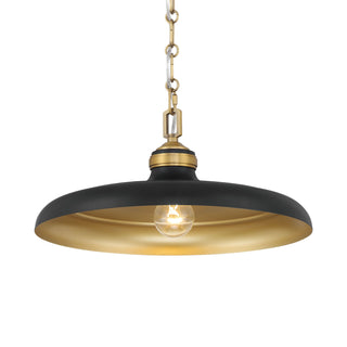 Buy dark-matte-black Crowne Outdoor (Damp) Pendant by Minka-Lavery