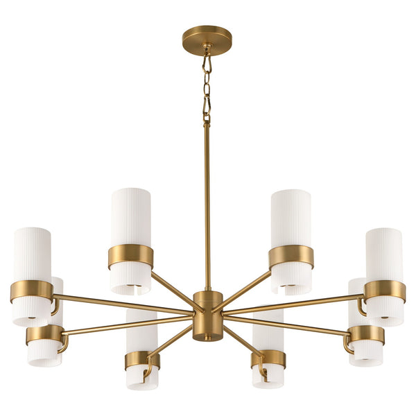 Sojourn Outdoor (Damp) Chandelier by Quorum