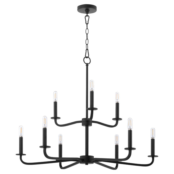 Rutherford Outdoor (Damp) Chandelier by Quorum